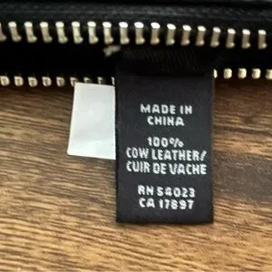 Banana Republic Black Leather Clutch Wristlet with Silver Buckles